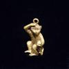 Brass Monkey Zodiac Keychain Decorative Figurine Chinese New Gift Tea Pet Ornament