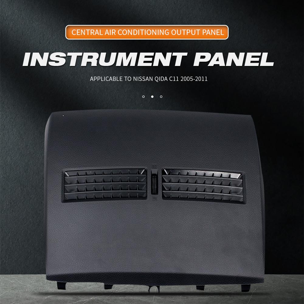 Auto Finisher Panel Car Air Conditioner Finisher-Instrument Plate for Nissan Tiida 2005 - 2011 Conditioning Vents