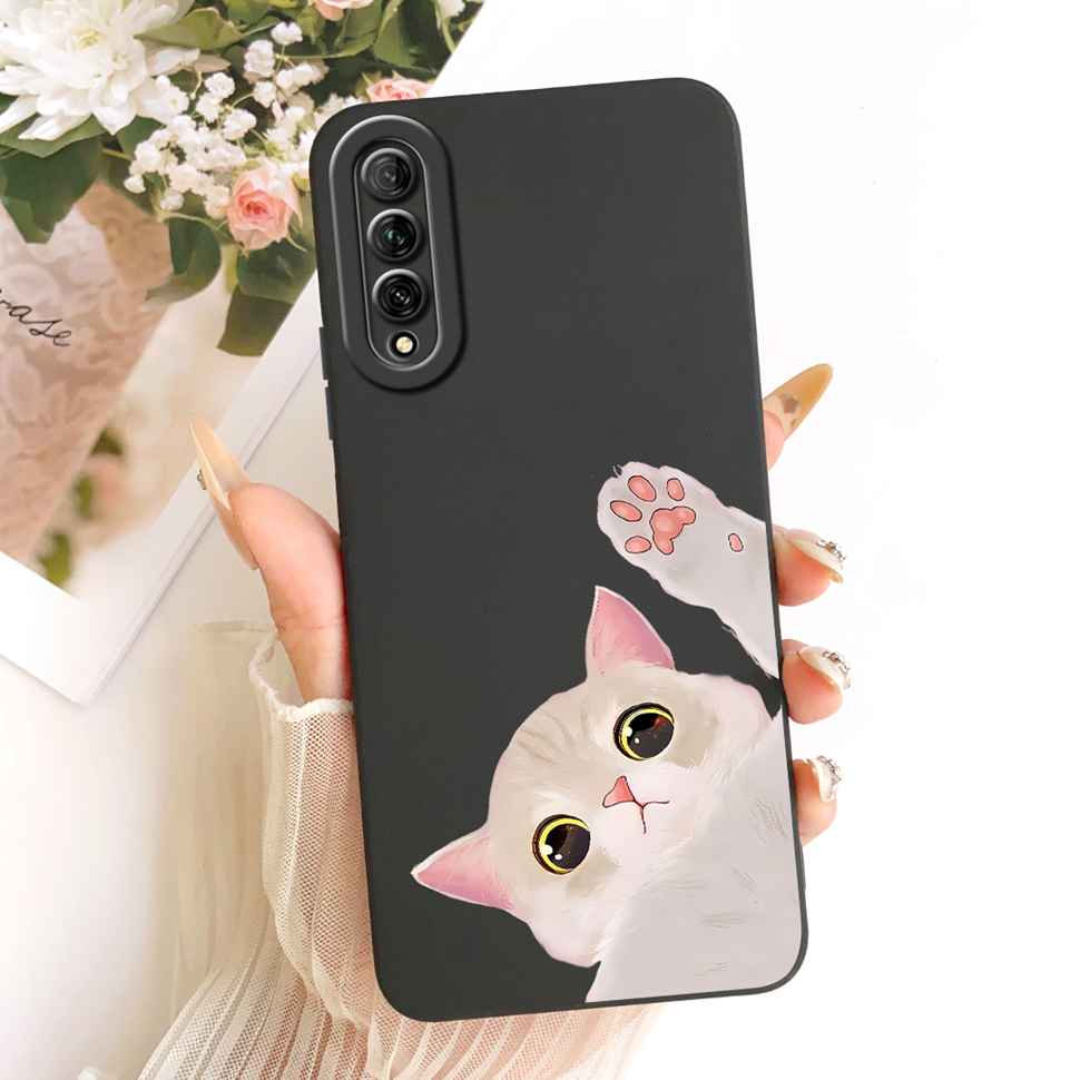For Huawei Y9s Case Stylish Pretty Girls Flower Cover Soft Silicone Case For Huawei Y9s Y 9s STK-L21 STK-LX3 STK-L22 Back Cover