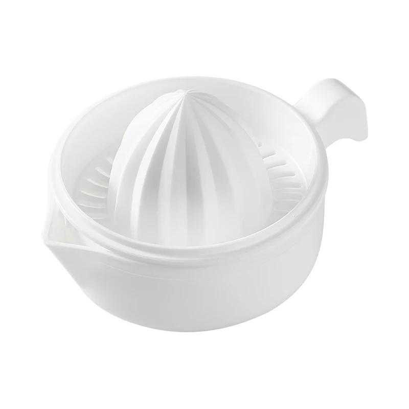 Exprimidor manual de plástico para frutas, naranjas, limones y cítricos, minilicuadora portátil, accesorios de cocina