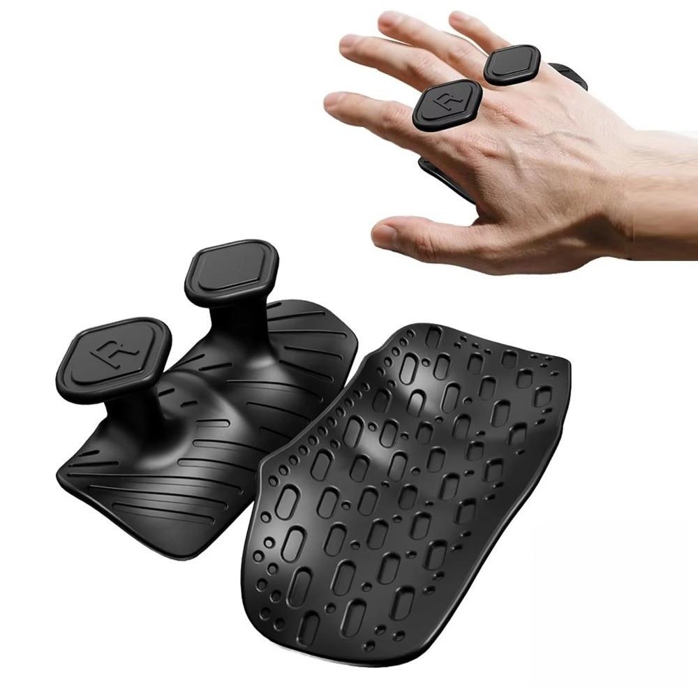 1 Pair Anti-Slip Weightlifting Hand Grips Double-Sided Pull-Up Grips Weight Lifting