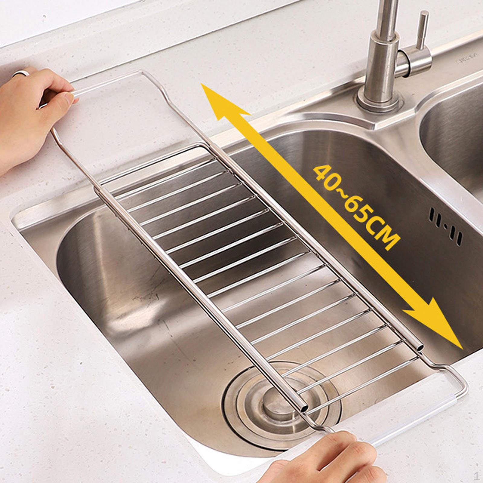 Регулируемая сушилка для раковины для кухни и дома - Универсальное решение для хранения Small