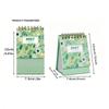Spiral Bound 2027 Desktop Calendar Standing Table Calendar  Office Stationery