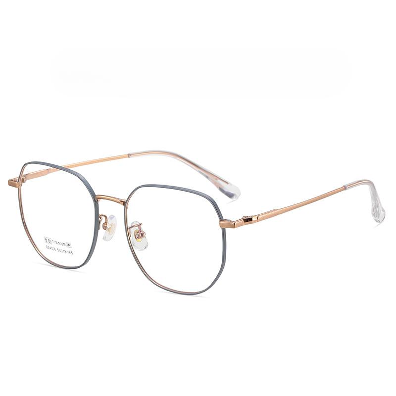 Темпераментные полностью титановые оптические очки для женщин — фото 5