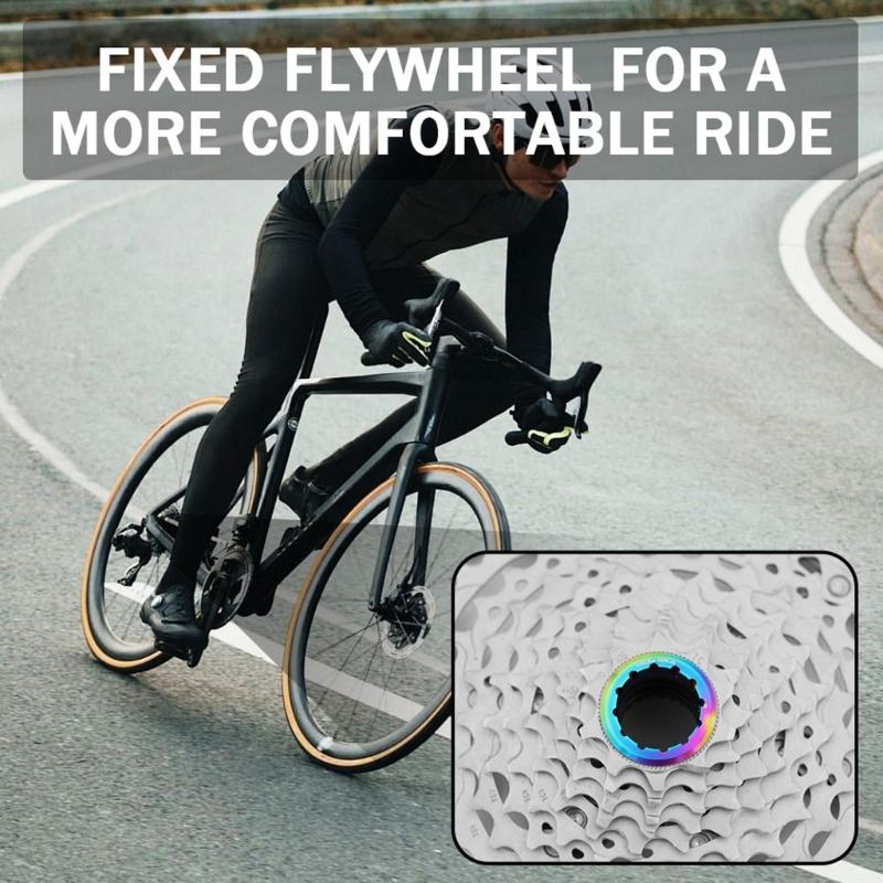 Precisions Machined 12 Speed Aluminum Mountain Bike Cassettes Lockring Flywheel Lock Cover Suitable for M6100 M7100