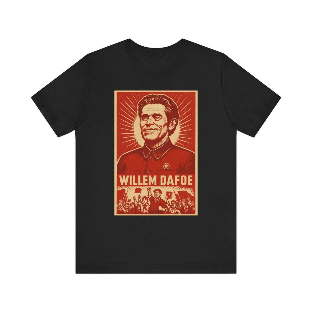 Willem Dafoe Propaganda T-Shirt: Mao Parody Satire Tee