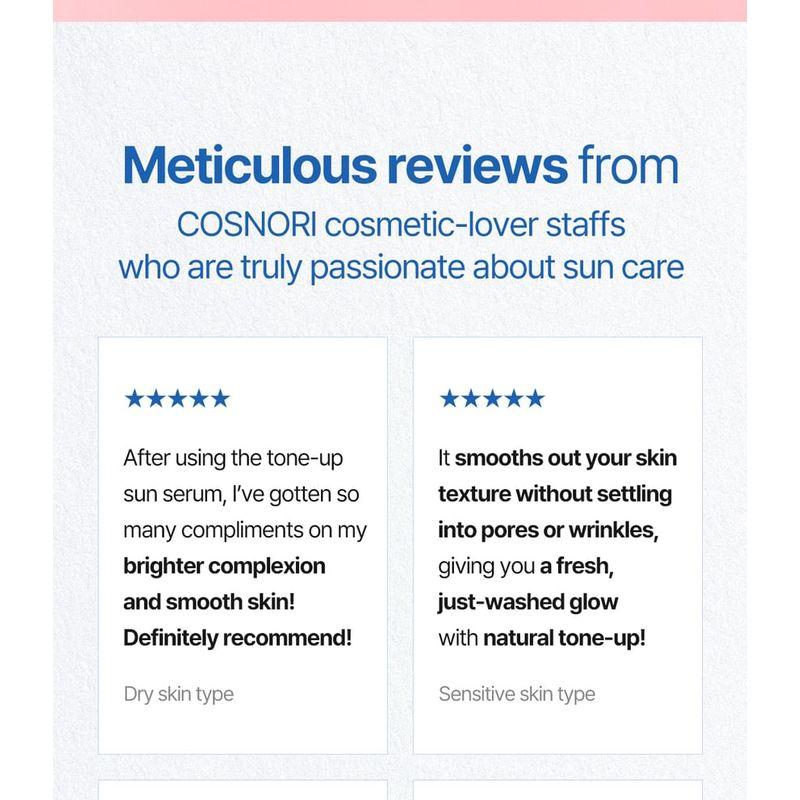 COSNORI - Airy Tone-up Sun Serum