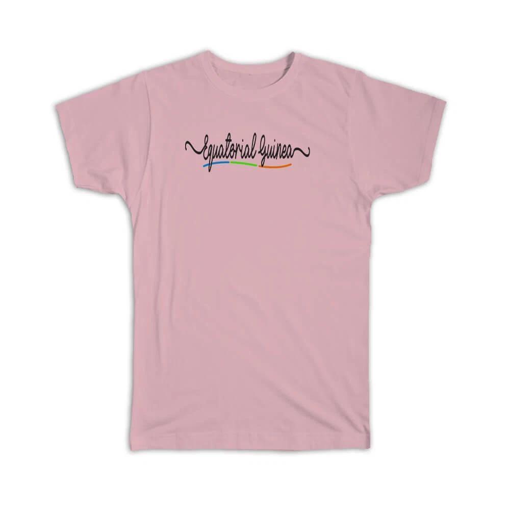 Gift T-Shirt : Equatorial Guinea Flag Colors Guinean Travel Expat 3XL