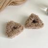 1 Pair Plush Cat Ear Hair Clips Non-Slip Triangle Side Hair Bangs Claw Clamp Decoration Hairpins Winter Women Girls Hair Accessories