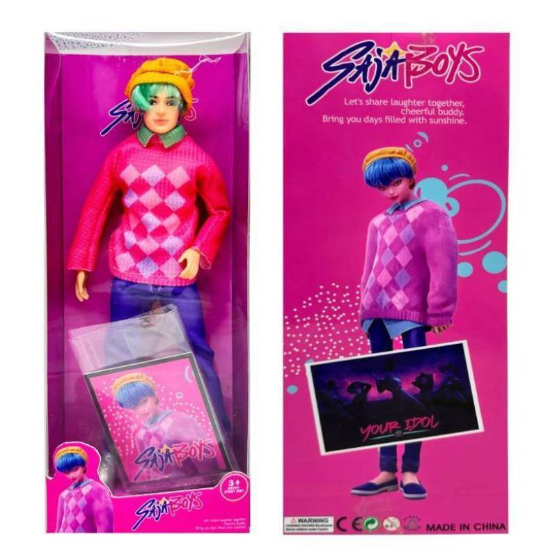Kpop Demon Hunters Saja Boys Pvc Articulated Desk Figure For Collectors And Decor