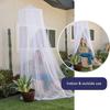 Summer Polyester Mesh Fabric Home Bedroom Hanging Decor For Double Bed Hung Dome Mosquito Net Baby Adults Summer Elegant