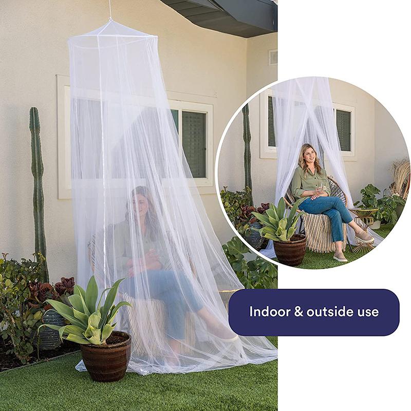 Summer Polyester Mesh Fabric Home Bedroom Hanging Decor For Double Bed Hung Dome Mosquito Net Baby Adults Summer Elegant