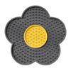 1 Stück Neu Mit Saugnapf Hund Leckmatte Sonnenblumenförmig Silikon Langsamer Futterspender Matte Katzen Tischset Zur Linderung von Hundeangst