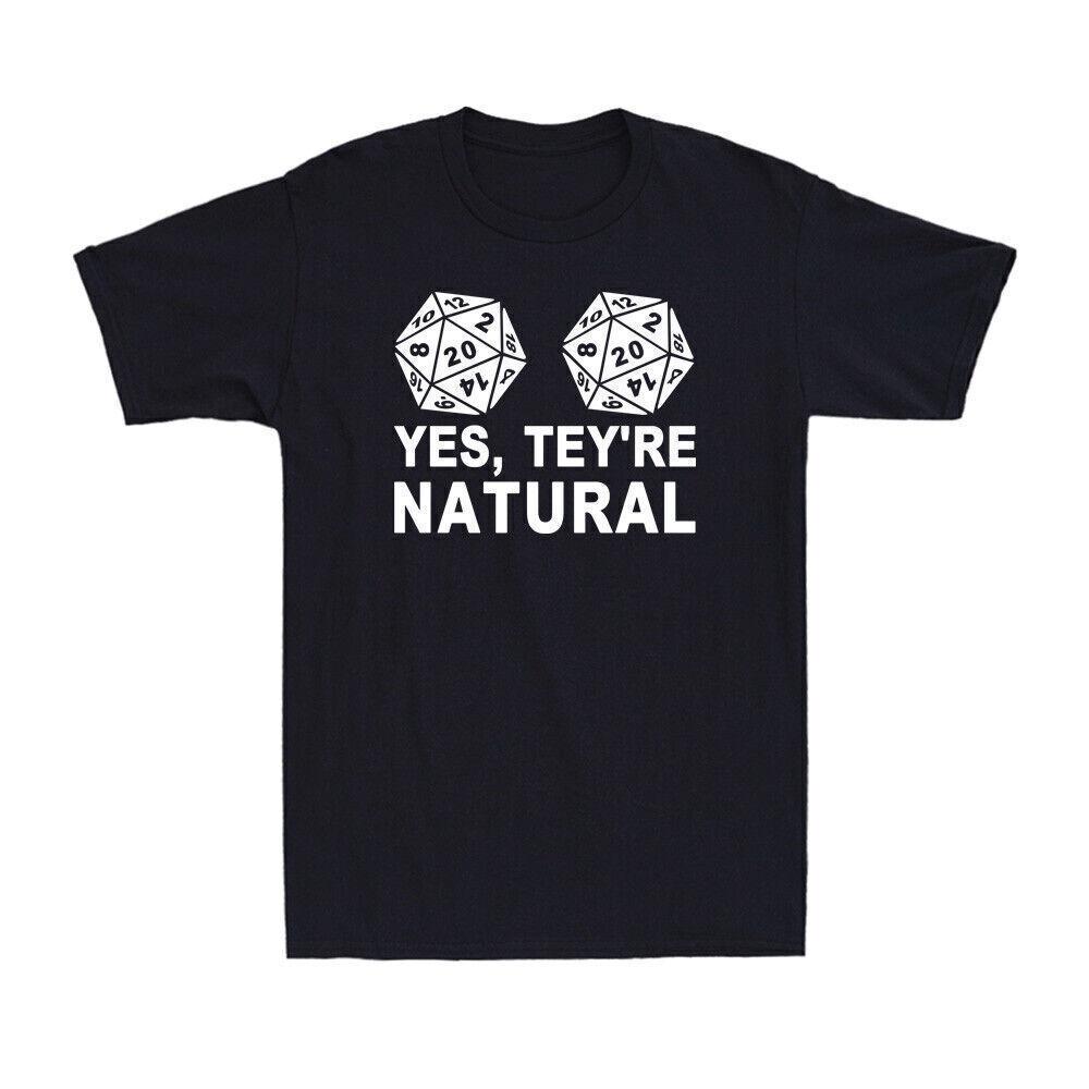 Yes They re Natural Shirt Dice Board Games Funny Gamer Gift Men s T-Shirt S