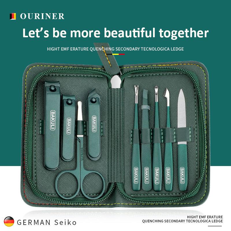 2025 New Manicure Set Pedicure Sets Nail Clipper Stainless Steel Professional Nail Cutter Tools with Travel Case Kit