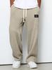 Herren Trendy Locker Fließend Gerade Bein Jogginghose - Frühling/Herbst Lässig Weites Bein Sporthose