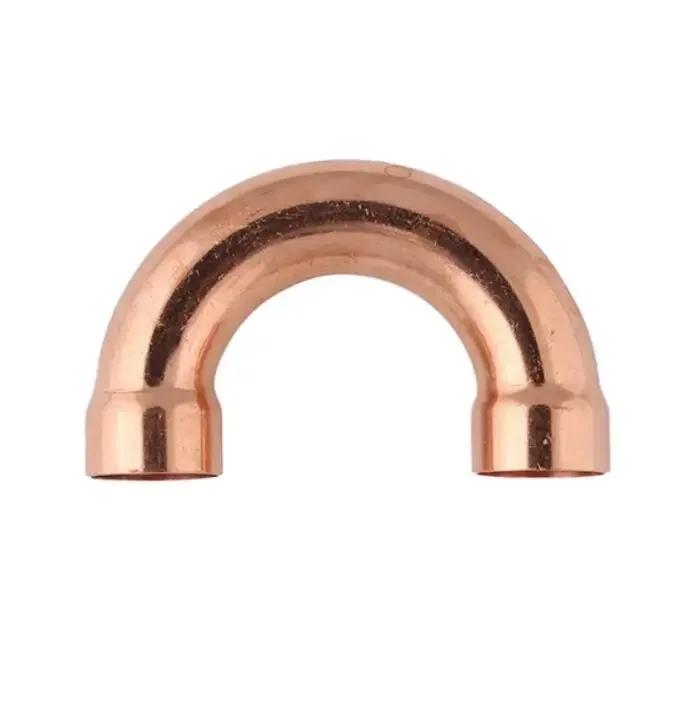1/4" 3/8" 1/2" 5/8" 3/4" 1"Inch 6.35-54mm Straight Elbow Y U P Shaped 3 4 Way Corss Copper End Feed Pipe Fitting Air Conditioner