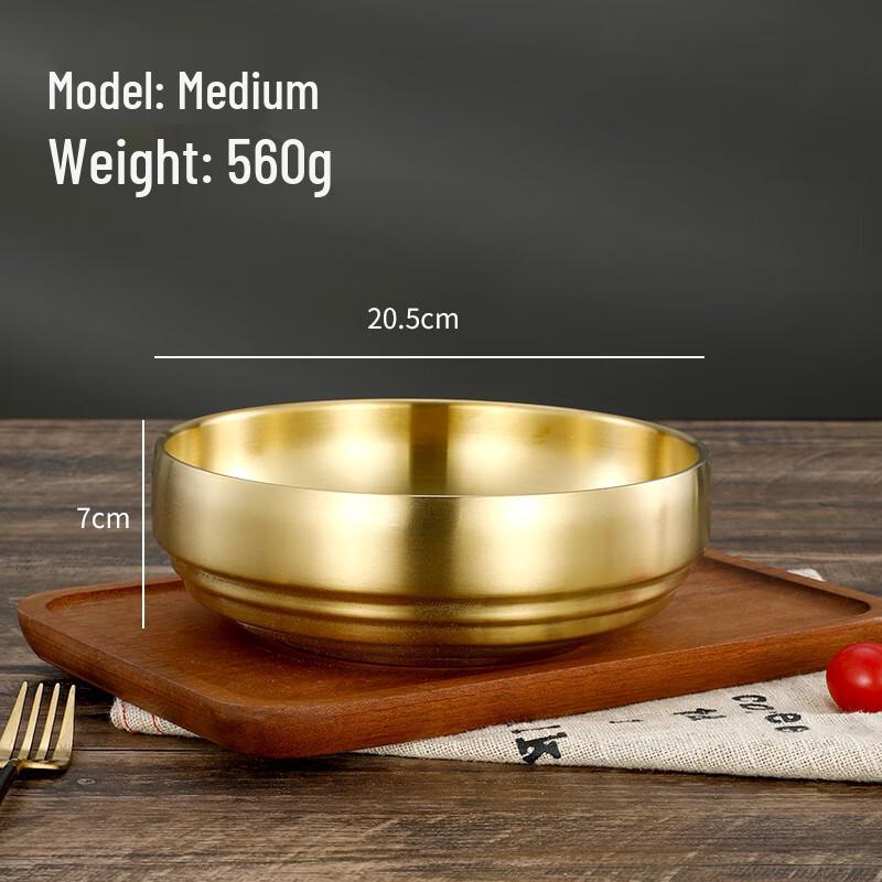 ZISIZ 21cm Double-Layer Insulated Noodle & Soup Bowl