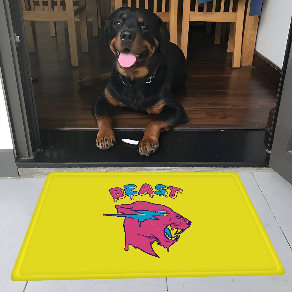 Individual Creato Mr-B-Beast Hallway Carpet Washable Non-Slip Living Room Sofa Chairs Area Mat Kitchen Doormat Area Rug