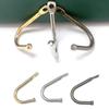 10PCS/Set J-shaped Metal Wall Hooks with Screw Coffee Cup Keys Towel Hanging Hangers Coat Rack Bag Holder Kitchen Storage Tool