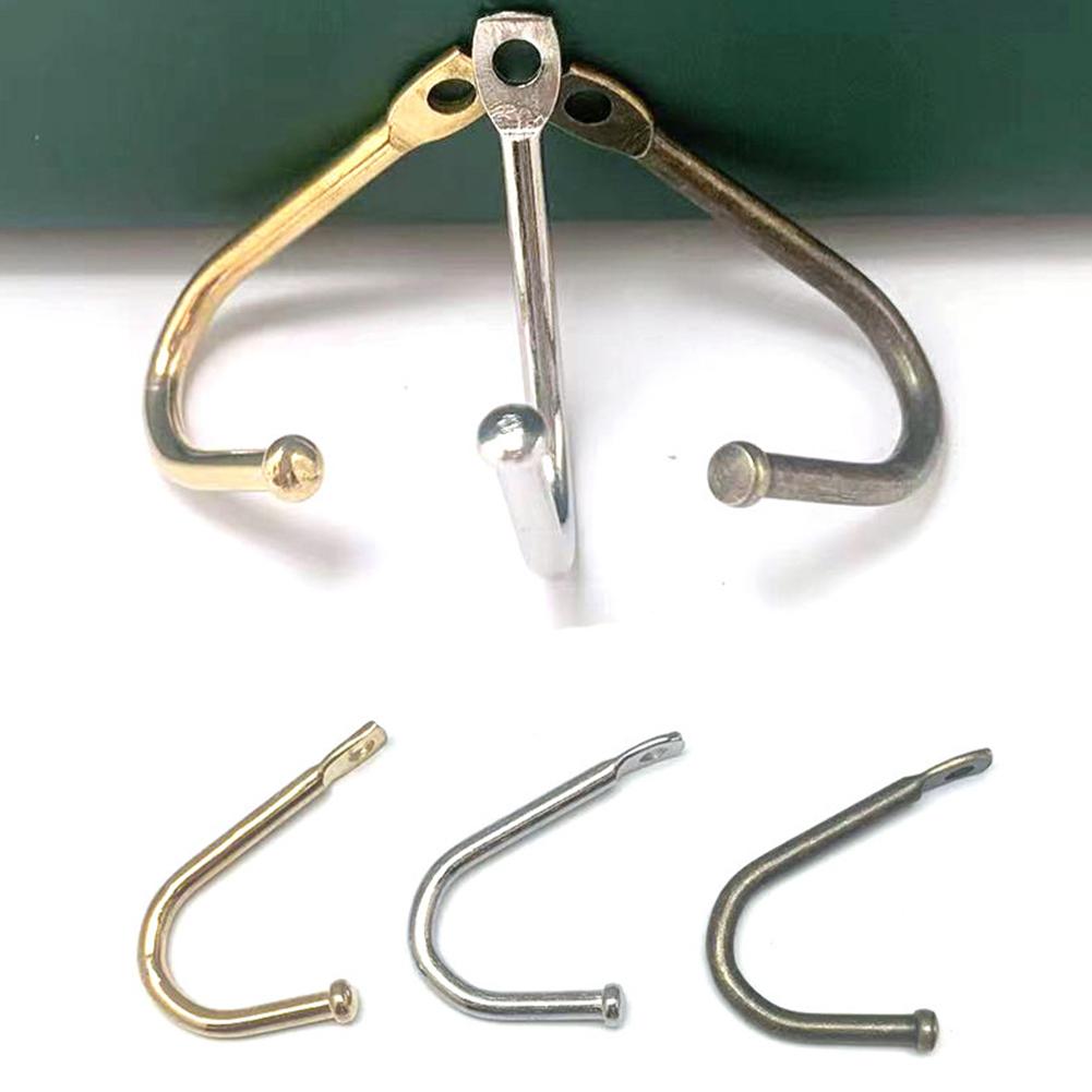 10PCS/Set J-shaped Metal Wall Hooks with Screw Coffee Cup Keys Towel Hanging Hangers Coat Rack Bag Holder Kitchen Storage Tool