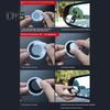 Adjustable Car Blind Spot Mirrors Wide-Angle View Frameless Design Universal Fit Simple Installation 360-degree Rotatable Convex Mirror
