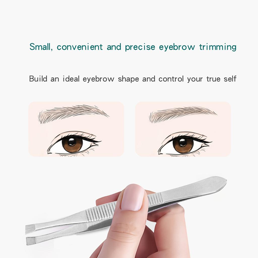 Xiaomi Professional Precision Eyebrow Tweezers for Men & Women Slant Tip Design for Flawless Brows Facial Hair Removal & Grooming Tool