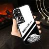 Racing Anime Initial D Phone Cases For IPhone 16 15 14 Plus 13 12 11 Pro Max Matte Oft Bumper Phone Cover