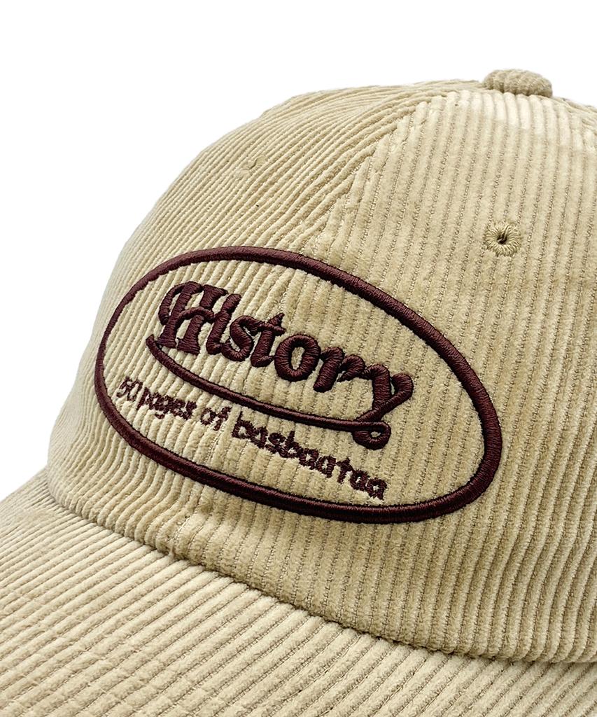 Baseubata History Classic Corduroy Cap (Beige)