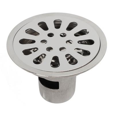 Bonde de sol en acier inoxydable 304 de 3,54 pouces de diamètre, avec siphon profond, bonde de douche anti-colmatage, forme ronde, bonde de sol de douche