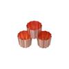 4Pcs Mini Cannele Mold Non-stick Cupcake Mould DIY Canele Cake Mould  Cupcake