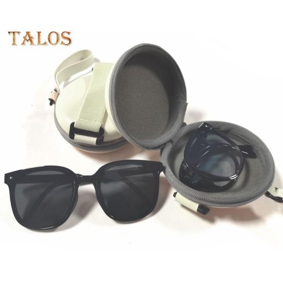 

Защитите свой футляр для очков Портативный чехол для солнцезащитных очков из искусственной кожи с застежкой-молнией и ремешком для путешествий