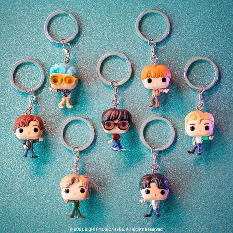 BTS Cute Keychain Backpack Doll Bag Couple Pendant Keychain Pendant Gift