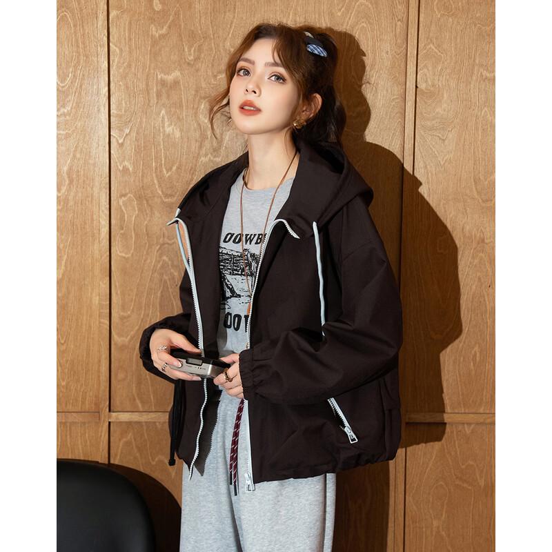 ET BOITE Women's Casual Hooded Jacket