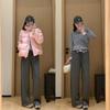 DIY Acetic Acid Camel Hair Cocoon Pants: 550g Thickened Slimming Narrow & Wide-Legged Sweatpants.