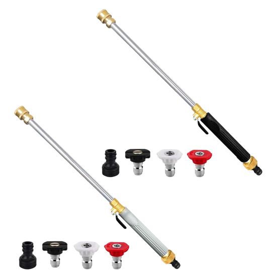 Jet Nozzle Power Washer for Garden Hose Washer Wand with 3 Interchangeable Nozzles Quick-Connect High Pressure Washer Hose Nozzle