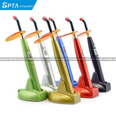LED Dental Curing Light with Color Pen-type Fiber Optic Guide and Resin