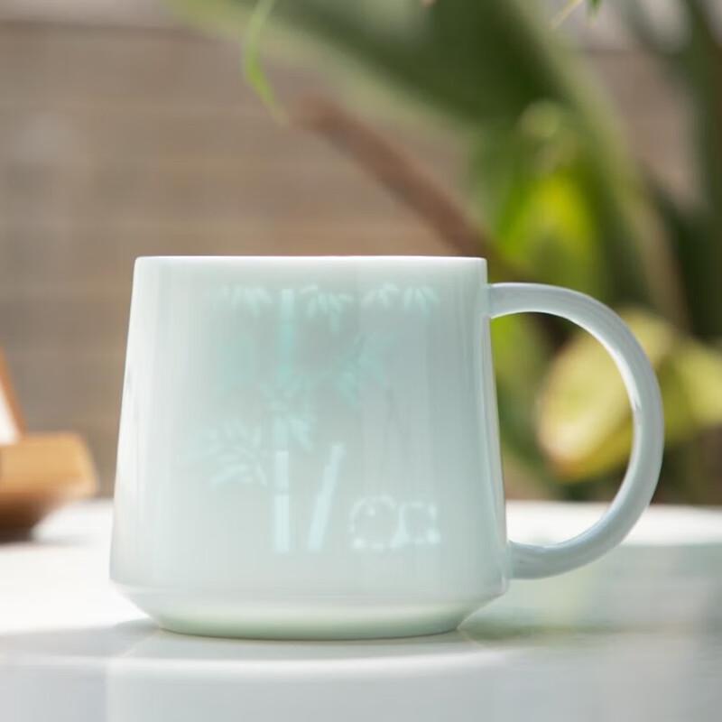 Nanshan Mr. Bamboo Ceramic Anti-Scald Tea Cup