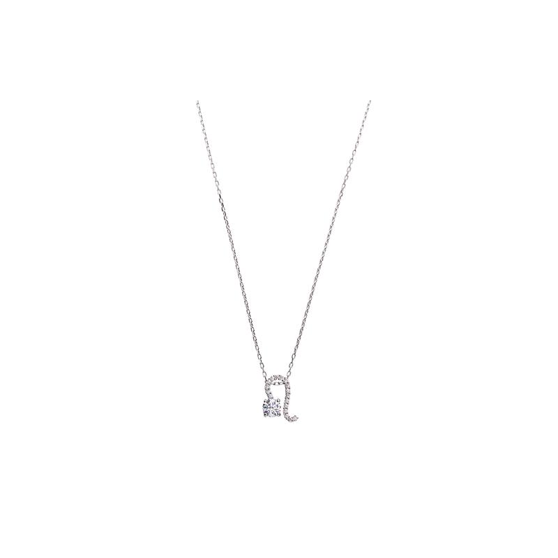 Swarovski Zodiac II Leo Artificial Crystal Constellation Women s Necklace Women s Silver 5563894