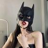 Two Styles Cosplay Movie Character Super Cool Bat Hero Funny Halloween Mask Half Face Head Cover Carnival Party Costume Props