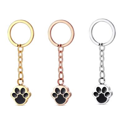 Paws Print Cremation Jewelry Stainless Steel Urn Pendants Double Use As Pet Memorials Keepsakes