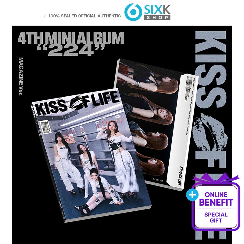

[Попереднє замовлення] KISS OF LIFE - MINI 4th ​​[224] Журнал Версія (Онлайн-вигода) POB WITHMUU