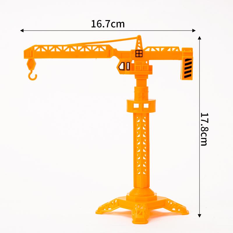 Construction Vehicle Cake Toppers: Excavator, Bulldozer, Roadblock Inserts, Figurines for Boys' Birthday