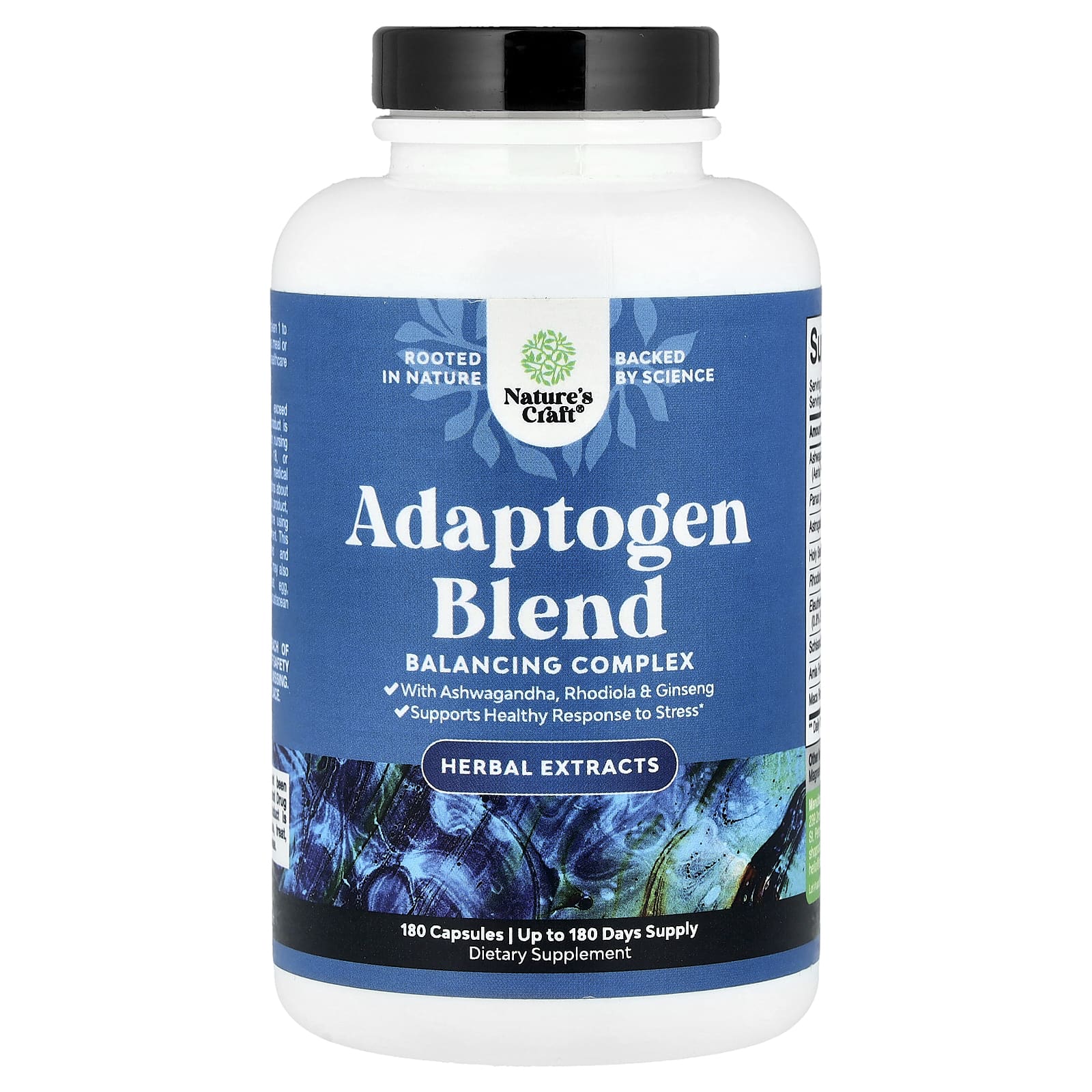 

Nature S Craft, Adaptogen Blend, 180 Capsules