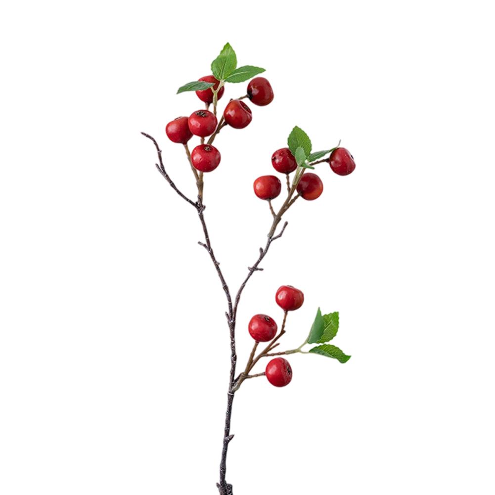 Faux Plants Artificial Berry Flowers Home Interior Party Decor Realistic Design Artificial Flowers For Everyday Decor