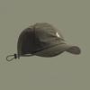 Quick-Dry Embroidered Mesh Short Brim Cap Vintage Style Unisex Fashion Hat for Running Outdoor Activities Fast Drying