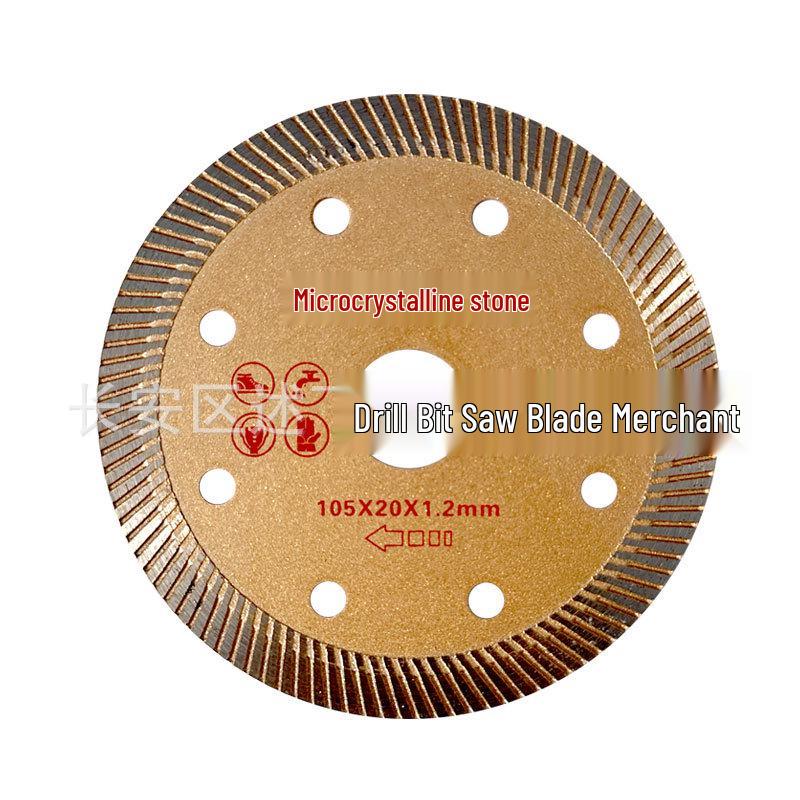 Ultra-Thin Diamond Saw Blade for Porcelain & Marble - Dry Cut Angle Grinder Tile Cutter