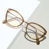 Fashionable Cat Eye Glasses for Women - Street Style, Travel, Photochromic Blue Light Blockers, with Optional Blue Film
