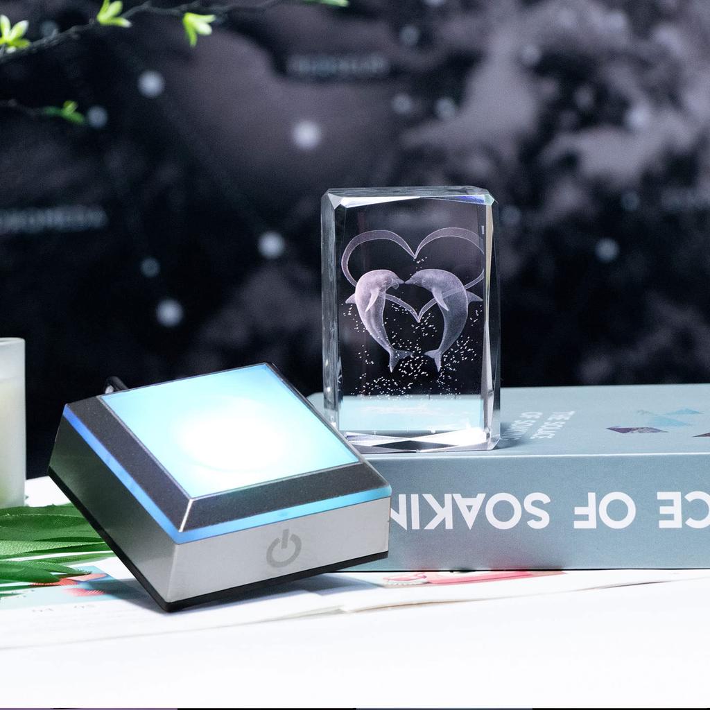 A Popular Gift for Perfect for Wedding or New 3D Crystal and Other Decorative Authentic LED Bedside Women, Birthdays, Anniversaries, Christmas,