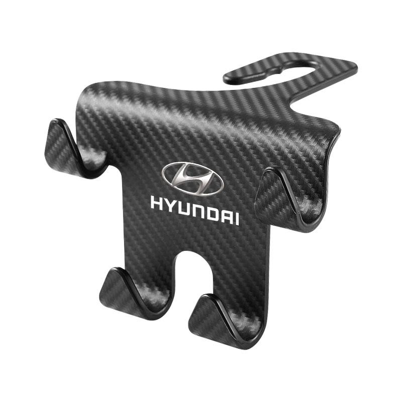 Car Seat Headrest Hook Universal Phone Holder Backseat Organizer For Hyundai I30 Accent Creta Kona IX35 I40 Getz Sonata Elantra Veloster